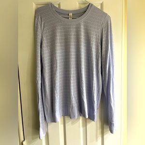 Lululemon, Breeze long sleeve , size 10, light purple
